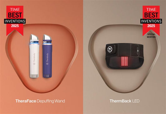 Therabody's TheraFace Depuffing Wand and ThermBack LED recognized on Time's Best Inventions of 2025